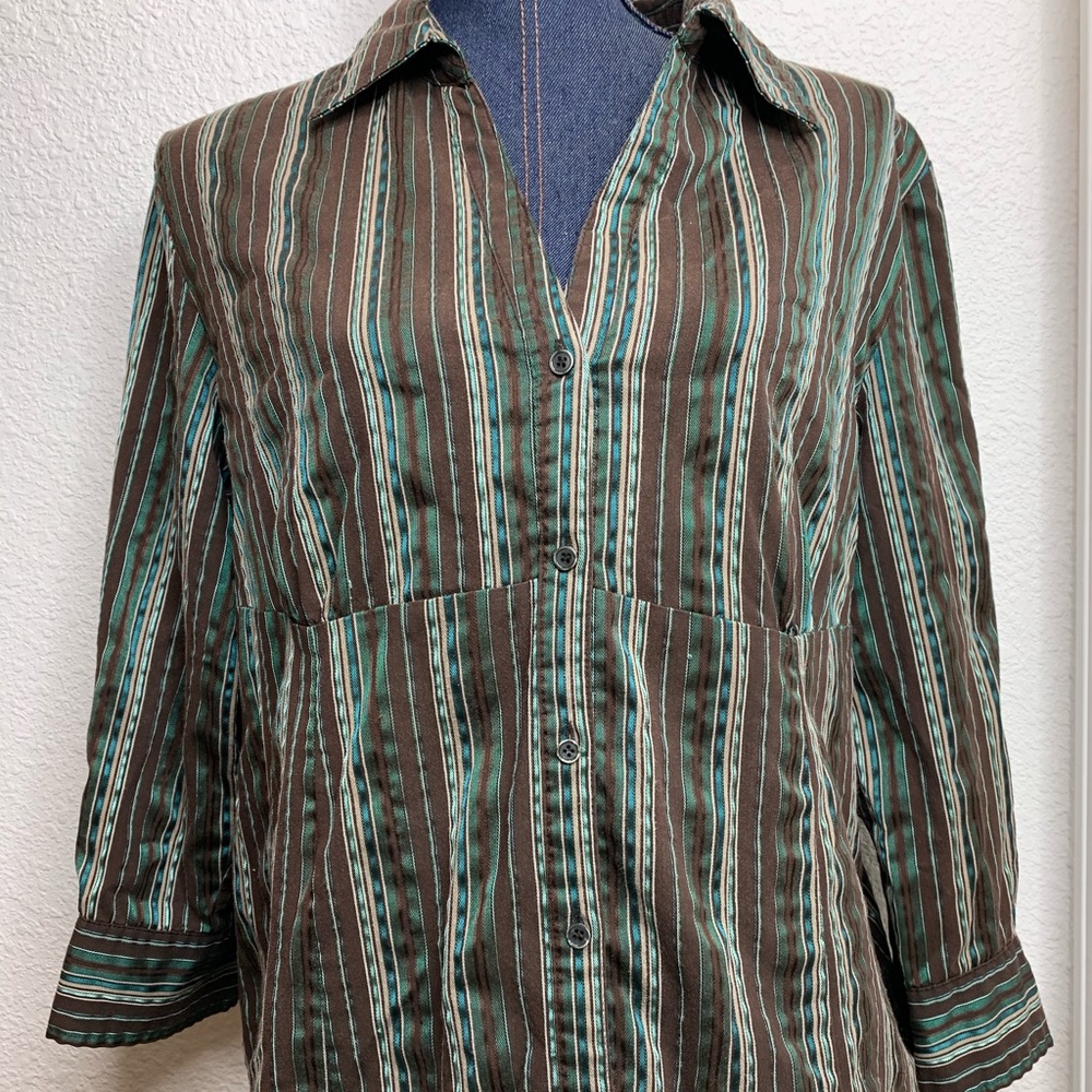 Apt 9 Button Down Dress Top